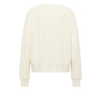 Sweatshirt MUSTANG "Damen Style Mala", Damen, Gr. XS, sanftes weiß, 100% Baumwolle, regular fit, Sweatshirts Sweatshirt (45373921-XS)