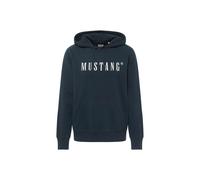 Sweatshirt MUSTANG "Sweatshirt Style Bronson", Damen, Gr. L, blau (dunkelblau), Obermaterial: 100% Baumwolle CO., Sweatshirts Sweatshirt (89090928-L) dunkelblau