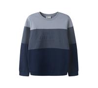 Sweatshirt NAME IT "NKMVEMIL LS NREG SWEAT BRU", Jungen, Gr. 146/152, blau (navy blazer print:game on), Sweatware, Obermaterial: 100% Baumwolle, bedruckt, normal, Rundhals, Rippbündchen, Sweatshirts S