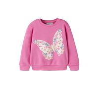 Sweatshirt NAME IT "NMFDARITA LS NREG SWEAT UNB", Mädchen, Gr. 98, strawberry moon, Sweatware, Obermaterial: 80% Baumwolle, 20% Polyester, bedruckt, unifarben, normal normal, Rundhals, Rippbündchen, S