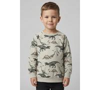 Name it-NMMBERTIL LS NREG SWEAT BRU-Pumice Stone - 122/128