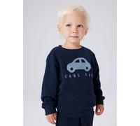 Name It Sweatshirt NMMOBEAR NREG SWEAT UNB Jungen Gr. 92 Schwarz Sapphire bestickt Rundhals