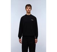 Sweatshirt NAPAPIJRI "B-SMALL BOX C BLACK BEAUTY", Herren, Gr. XL, schwarz beauty, Sweatware, Obermaterial: 100% Baumwolle, Rundhals, Bündchen, Sweatshirts Sweatshirt, Rundhals, regular fit (26519308-