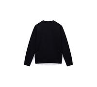 Sweatshirt NAPAPIJRI "BALIS CREW SUM 2", Herren, Gr. L, schwarz 041, Sweatware, Obermaterial: 100% Baumwolle, loose fit normal, Rundhals, angeschnitten,eingesetzt,Ärmel ohne Ärmelschlitz Bündchen, Swe