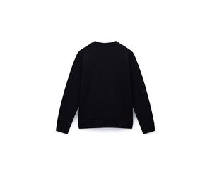 Sweatshirt NAPAPIJRI "BALIS CREW SUM 2", Herren, Gr. XXL, schwarz 041, Sweatware, Obermaterial: 100% Baumwolle, loose fit normal, Rundhals, angeschnitten,eingesetzt,Ärmel ohne Ärmelschlitz Bündchen, S