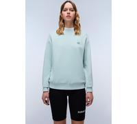 Sweatshirt NAPAPIJRI, Damen, Gr. S, blau (aqua), Web, Obermaterial: 100% Baumwolle, unifarben, regular fit normal, Rundhals, eingesetzt Rippbündchen, Sweatshirts Sweatshirt, Mit Rundhalsausschnitt (48