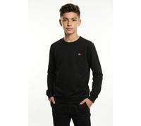 Sweatshirt NAPAPIJRI, Jungen, Gr. 14, schwarz, Sweatware, Obermaterial: 80% Baumwolle, 20% Polyester, relaxed fit normal, Rundhals, angesetztes Bündchen, Sweatshirts Sweatshirt, klassische Sweatshirt-