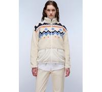 Sweatshirt NAPAPIJRI "T-ANSEI", Damen, Gr. L, beige dimity, Sweatware, Obermaterial: 100% Polyester, gemustert, mehrfarbig, regular fit normal, Rundhals, eingesetzt Bündchen, Sweatshirts Sweatshirt, R