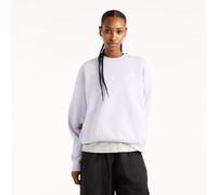 Sweatshirt NEW BALANCE "SPORT ESSENTIALS FLEECE CREW", Damen, Gr. XXL, lila (smoked violet (smv)), Obermaterial: 60% Baumwolle, 40% Polyester, Sweatshirts Sweatshirt, mit Rundhalsausschnitt, weiches F