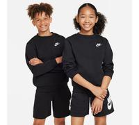 NIKE Sportswear Club Fleece Sweatshirt Kinder 010 - black/white L (147-158 cm)