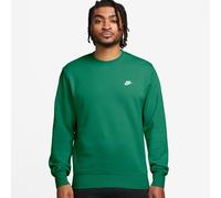 Sweatshirt NIKE SPORTSWEAR "M NK CLUB BB CREW", Herren, Gr. L, malachite, Jersey, Obermaterial: 80% Baumwolle, 20% Polyester, normal, Rundhals, Sweatshirts Sweatshirt, sportlicher Schnitt, aus Baumwol
