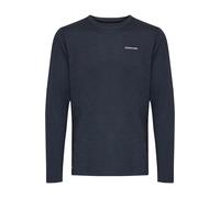 Sweatshirt NORTH BEND "Langarmshirt NBAdreon M", Herren, Gr. XL, blau (moonless night), Obermaterial: 90% Polyester PES. 10% Elasthan EL., Sweatshirts Sweatshirt (55982911-XL) moonless night