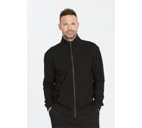 Sweatshirt NOU "Maynard", Herren, Gr. XL, schwarz, 60% Baumwolle, 40% Polyester, meliert, unifarben, normal, hoch geschlossener Ausschnitt, Sweatshirts Sweatshirt, atmungsaktiv (84615954-XL) schwarz