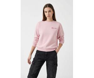 Sweatshirt ONLY "ONLDAZE L/S O-NECK TERRY PRINT CS SWT", Damen, Gr. S, rosy touch print:feeling, Sweatware, Obermaterial: 60% Baumwolle, 40% Polyester, bedruckt, regular fit normal, Rundhals, Sweatshi