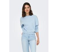 ONLY Damen Onlsweat Life L/S Crew Oversize SWT Noos Sweatshirt, Cashmere Blue, M