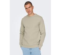 ONLY & SONS Herren Sweatshirt ONSCERES XS S M L XL XXL Schwarz Grau Blau, Größe:M, Farbe:Silver Lining 22018683