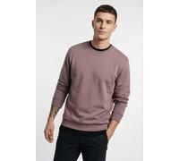 Sweatshirt ONLY & SONS "ONSCERES CREW NECK NOOS", Herren, Gr. M, twilight mauve, angeraute Sweatware, Obermaterial: 57% Baumwolle, 43% Polyester, unifarben, regular fit normal, Rundhals, Rippbündchen,