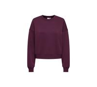Sweatshirt ONLY "Sweatshirt ONLBEST CREW NECK SWEAT 1er Pack", Damen, Gr. M, lila, Obermaterial: 65% Polyester PES. 35% Baumwolle CO., Sweatshirts Sweatshirt (44639810-M) lila
