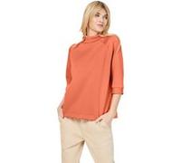 Sweatshirt HEINE, Damen, Gr. 40, orange (papaya), 50% Modal, 44% Polyester, 6% Elasthan, unifarben, Sweatshirts Sweatshirt (26992129-40) papaya