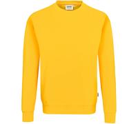 HAKRO 475 Comfort Fit Sweatshirt Rundhals gelb, Einfarbig