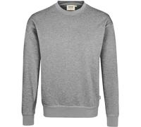 Hakro Sweatshirt Performance 475 Mikralinar® grau meliert Größe 4XL