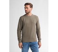 Petrol Industries Regular Fit Sweatshirt Rundhalsgrün, Einfarbig