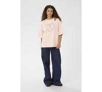 Sweatshirt SAINT TROPEZ "Sweatshirt PextonSZ", Damen, Gr. S, rosa (barely pink), Obermaterial: 100% Baumwolle CO(Bio)., Sweatshirts Sweatshirt (90723133-S) barely pink