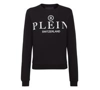Sweatshirt PHILIPP PLEIN "Iconic Plein", Damen, Gr. M, 02, schwarz, Obermaterial: 100% Baumwolle, Sweatshirts Sweatshirt (48936321-M) 02, schwarz