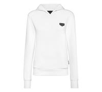 Sweatshirt PHILIPP PLEIN "Iconic Plein", Damen, Gr. XS, weiß (01, weiß), Obermaterial: 100% Baumwolle, Sweatshirts Sweatshirt (45453012-XS) 01, weiß