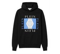 Sweatshirt PHILIPP PLEIN "Kapuzen-Sweatshirt", Herren, Gr. XL, schwarz (02, schwarz), Stoff: 89% Baumwolle, 11% Polyester, Sweatshirts Sweatshirt (78141764-XL) 02, schwarz