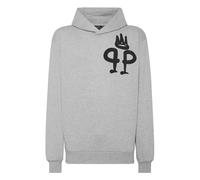 Sweatshirt PHILIPP PLEIN "King Plein", Herren, Gr. XXL, grau (10, grau), Obermaterial: 100% Baumwolle, Sweatshirts Sweatshirt (27548558-XXL) 10, grau