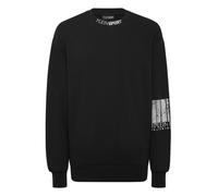 Sweatshirt PLEIN SPORT "Barcode", Jungen, Gr. 3XL, schwarz (02, schwarz), Obermaterial: 88% Baumwolle, 12% Polyester; Futter: 100% Polyester, Sweatshirts Sweatshirt (68171805-XXXL) 02, schwarz
