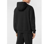 Sweatshirt PLEIN SPORT "Hoodie", Jungen, Gr. L, schwarz (02, schwarz), Obermaterial: 60% Baumwolle, 38% Polyester, 2% Elasthan, Sweatshirts Sweatshirt (36927143-L) 02, schwarz