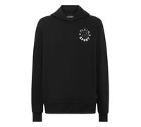 Sweatshirt PLEIN SPORT "Hoodie", Herren, Gr. S, 0201, schwarz, weiß, Obermaterial: 88% Baumwolle, 12% Polyester, Sweatshirts (44344564-S) 0201, schwarz, weiß