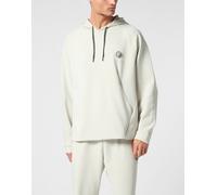 Sweatshirt PLEIN SPORT "Hoodie", Jungen, Gr. XXL, grau (10, grau), Obermaterial: 95% Polyester, 5% Elasthan, Sweatshirts Sweatshirt (31721409-XXL) 10, grau