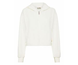 Sweatshirt PLEIN SPORT "Kapuzen-Sweatshirt", Damen, Gr. S, 01of, sanftes weiß, Obermaterial: 47% Polyester, 38% Viskose, 15% Elasthan, Sweatshirts Sweatshirt (62135653-S) 01of, sanftes weiß
