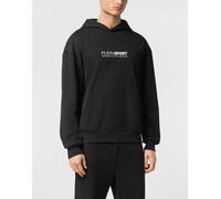 Sweatshirt PLEIN SPORT "Hoodie", Herren, Gr. XL, schwarz (02, schwarz), Obermaterial: 60% Baumwolle, 38% Polyester, 2% Elasthan, Sweatshirts (36927143-XL) 02, schwarz