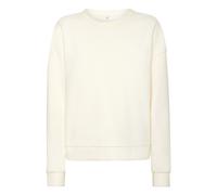 Sweatshirt PLEIN SPORT "Langarm-Rundhals-T-Shirt", Damen, Gr. XS, weiß (01, weiß), Obermaterial: 77% Baumwolle, 23% Polyester, Sweatshirts Sweatshirt (91640402-XS) 01, weiß