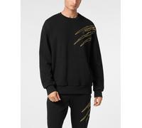 Plein Sport - Sweatshirt Scratch - Größe XS - schwarz