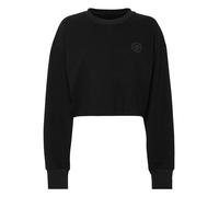 PLEIN SPORT Damen Sweatshirt Sweatshirt (PP23103) L Schwarz