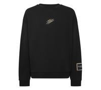 Sweatshirt PLEIN SPORT "Sweatshirt", Jungen, Gr. XS, schwarz (0294, schwarz, lightgold), Obermaterial: 88% Baumwolle, 12% Polyester, Sweatshirts Sweatshirt (70931320-XS) 0294, schwarz, lightgold