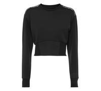 Sweatshirt PLEIN SPORT "Sweatshirt", Damen, Gr. XL, schwarz (02, schwarz), Obermaterial: 88% Polyester, 12% Elasthan, Sweatshirts Sweatshirt (18905248-XL) 02, schwarz