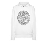 Sweatshirt PLEIN SPORT "Tiger", Herren, Gr. 3XL, schwarz-weiß (0102, weiß, schwarz), Obermaterial: 88% Baumwolle, 12% Polyester, Sweatshirts Sweatshirt (71431727-XXXL) 0102, weiß, schwarz