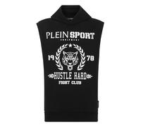 Sweatshirt PLEIN SPORT "Tiger", Herren, Gr. 3XL, schwarz-weiß (0201, schwarz, weiß), Obermaterial: 88% Baumwolle, 12% Polyester, Sweatshirts Sweatshirt (23374565-XXXL) 0201, schwarz, weiß