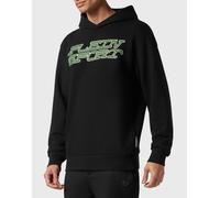 Sweatshirt PLEIN SPORT "Tiger", Herren, Gr. L, 0227, schwarz, grünfluo, Obermaterial: 88% Baumwolle, 12% Polyester, Sweatshirts (96923907-L) 0227, schwarz, grünfluo