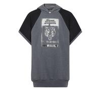 Sweatshirt PLEIN SPORT "Tiger", Herren, Gr. M, grau (72, schwarzgrau), Obermaterial: 88% Baumwolle, 12% Polyester, Sweatshirts Sweatshirt (35976202-M) 72, schwarzgrau