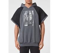 Sweatshirt PLEIN SPORT "Tiger", Jungen, Gr. XL, 72, schwarzgrau, Obermaterial: 88% Baumwolle, 12% Polyester, Sweatshirts Sweatshirt (35976202-XL) 72, schwarzgrau