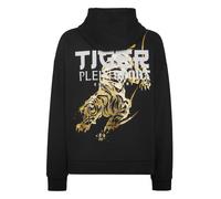 Sweatshirt PLEIN SPORT "Tiger Tokyo", Herren, Gr. 4XL, schwarz (0294, schwarz, lightgold), Obermaterial: 88% Baumwolle, 12% Polyester, Sweatshirts (58986124-4XL) 0294, schwarz, lightgold