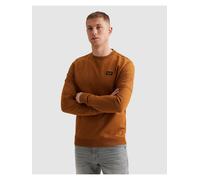 Sweatshirt PME LEGEND "Airstrip sweat", Herren, Gr. XXL, glazed ginger, Sweatware, Obermaterial: 95% Baumwolle, 5% Elasthan, unifarben, regular fit normal, Rundhals, Rippbündchen, Sweatshirts Sweatshi