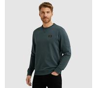 Sweatshirt PME LEGEND, Herren, Gr. XXXL, blau (stargazer), Sweatware, Obermaterial: 95% Baumwolle, 5% Elasthan, unifarben, casual, regular fit normal, Rundhals, Langarm Rippbündchen, Sweatshirts, mit 